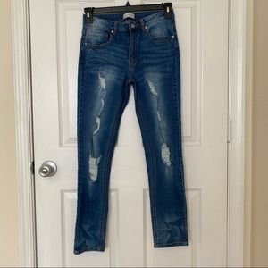 ALTAR’D STATE Women’s Distressed Stretchy Jeans